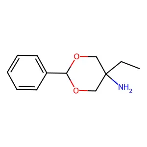 5-Ethyl-2-phenyl-1,3-dioxan-5-amine structure