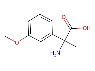 2-amino-2-(3-methoxyphenyl)propanoic Acid structure
