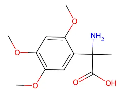 2-(2,4,5-Trimethoxyphenyl)alanine structure