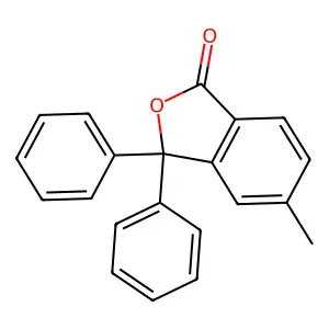 5-Methyl-3,3-diphenyl-2-benzofuran-1(3h)-one structure