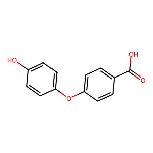 4-(4-Hydroxy-phenoxy)-benzoic acid structure