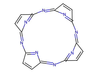 四氮杂卟啉 structure