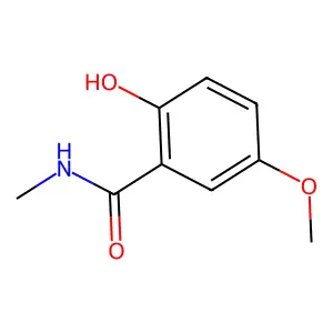 2-hydroxy-5-methoxy-N-methylbenzamide structure