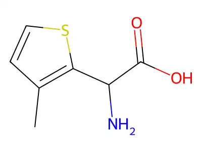 2-amino-2-(3-methylthiophen-2-yl)acetic Acid structure