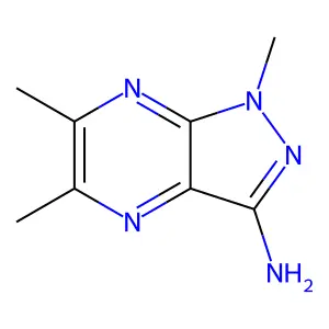 1,5,6-Trimethyl-1h-pyrazolo[3,4-b]pyrazin-3-amine structure