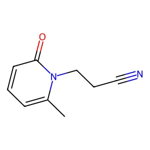 3-(6-methyl-2-oxopyridin-1(2H)-yl)propanenitrile structure