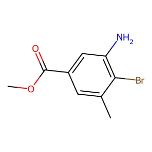 Methyl 3-amino-4-bromo-5-methylbenzoate structure