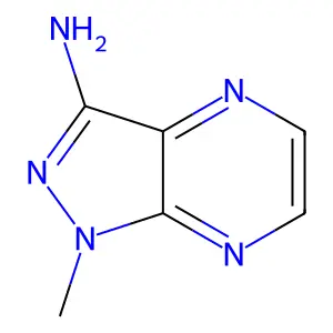 1-甲基-1H-吡唑并[3,4-b]吡嗪-3-胺 structure