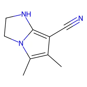 5,6-Dimethyl-2,3-dihydro-1H-pyrrolo[1,2-a]imidazole-7-carbonitrile structure