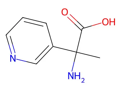 2-Amino-2-(pyridin-3-yl)propanoic acid structure