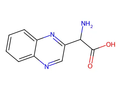 2-Amino-2-(quinoxalin-2-yl)acetic acid structure