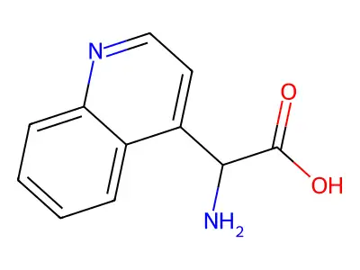 Amino-quinolin-4-YL-acetic acid structure