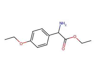 Ethyl 2-amino-2-(4-ethoxyphenyl)acetate structure