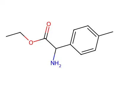 Ethyl 2-amino-2-(4-methylphenyl)acetate structure