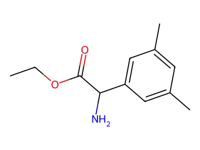 Ethyl 2-amino-2-(3,5-dimethylphenyl)acetate structure