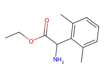 Ethyl 2-amino-2-(2,6-dimethylphenyl)acetate structure