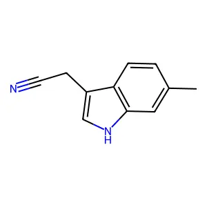 2-(6-甲基-1H-吲哚-3-基)乙腈 structure