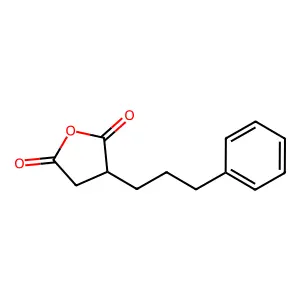 3-(3-Phenylpropyl)oxolane-2,5-dione structure