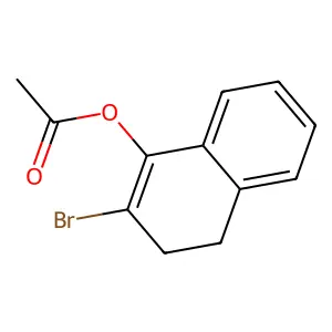 2-Bromo-3,4-dihydronaphthalen-1-yl acetate structure