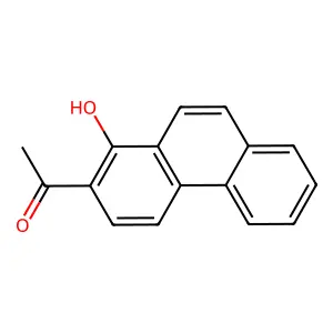 Ethanone, 1-(1-hydroxy-2-phenanthrenyl)- structure