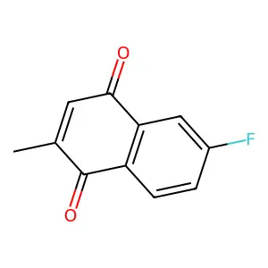 6-Fluoro-2-methylnaphthalene-1,4-dione structure