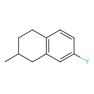 7-Fluoro-2-methyl-1,2,3,4-tetrahydronaphthalene structure