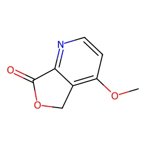 Furo[3,4-b]pyridin-7(5H)-one, 4-methoxy-(9CI) structure
