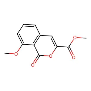 methyl 8-methoxy-1-oxo-1H-isochromene-3-carboxylate structure