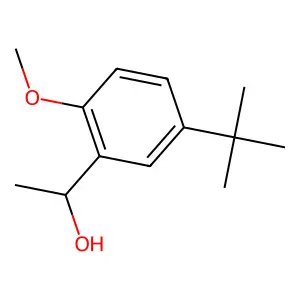 5-(1,1-Dimethylethyl)-2-methoxy-alpha-methylbenzenemethanol structure