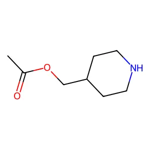 Piperidin-4-ylmethyl acetate structure