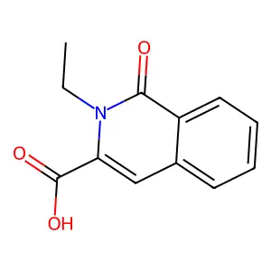 2-Ethyl-1-oxo-1,2-dihydroisoquinoline-3-carboxylic acid structure