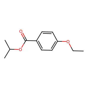 Isopropyl 4-ethoxybenzoate structure