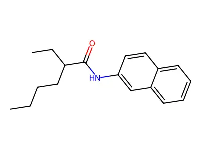 2-乙基-N-(2-萘基)己酰胺 structure