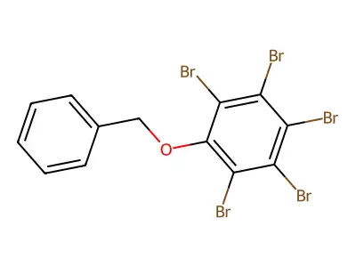 Benzene, 1,2,3,4,5-pentabromo-6-(phenylmethoxy)- structure