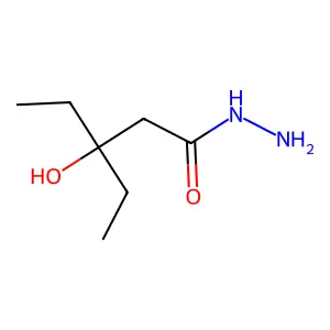 3-乙基-3-羟基戊酸酰肼 structure