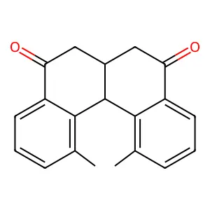 1,12-dimethyl-6a,12b-dihydrobenzo[c]phenanthrene-5,8(6H,7H)-dione structure