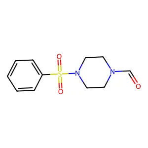 4-(Benzenesulfonyl)piperazine-1-carbaldehyde structure