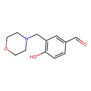 4-羟基-3-吗啉-4-基甲基苯甲醛 structure