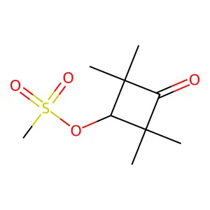 2,2,4,4-Tetramethyl-3-oxocyclobutyl methanesulfonate structure