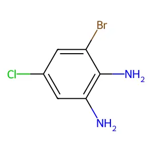 3-Bromo-5-chlorobenzene-1,2-diamine structure