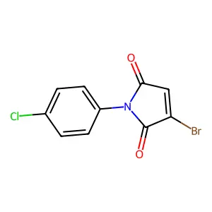3-Bromo-1-(4-chlorophenyl)pyrrole-2,5-dione structure