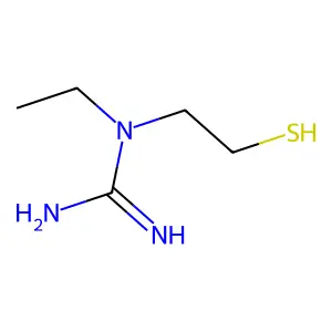 1-Ethyl-1-(2-sulfanylethyl)guanidine structure