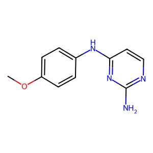 4-N-(4-甲氧基苯基)嘧啶-2,4-二胺 structure