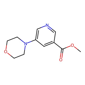 Methyl 5-morpholinonicotinate structure