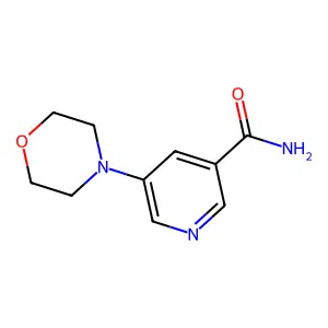 5-吗啉基烟酰胺 structure