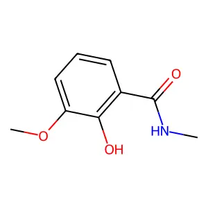 2-hydroxy-3-methoxy-N-methylbenzamide structure