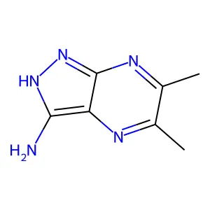 5,6-Dimethyl-1H-pyrazolo[3,4-b]pyrazin-3-amine structure