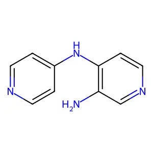 3-Amino-4(4'-pyridylamino)pyridine structure