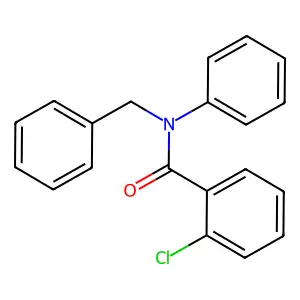 N-苄基-2-氯-N-苯基苯甲酰胺 structure
