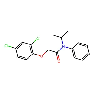 2-(2,4-Dichlorophenoxy)-N-(1-methylethyl)-N-phenylacetamide structure